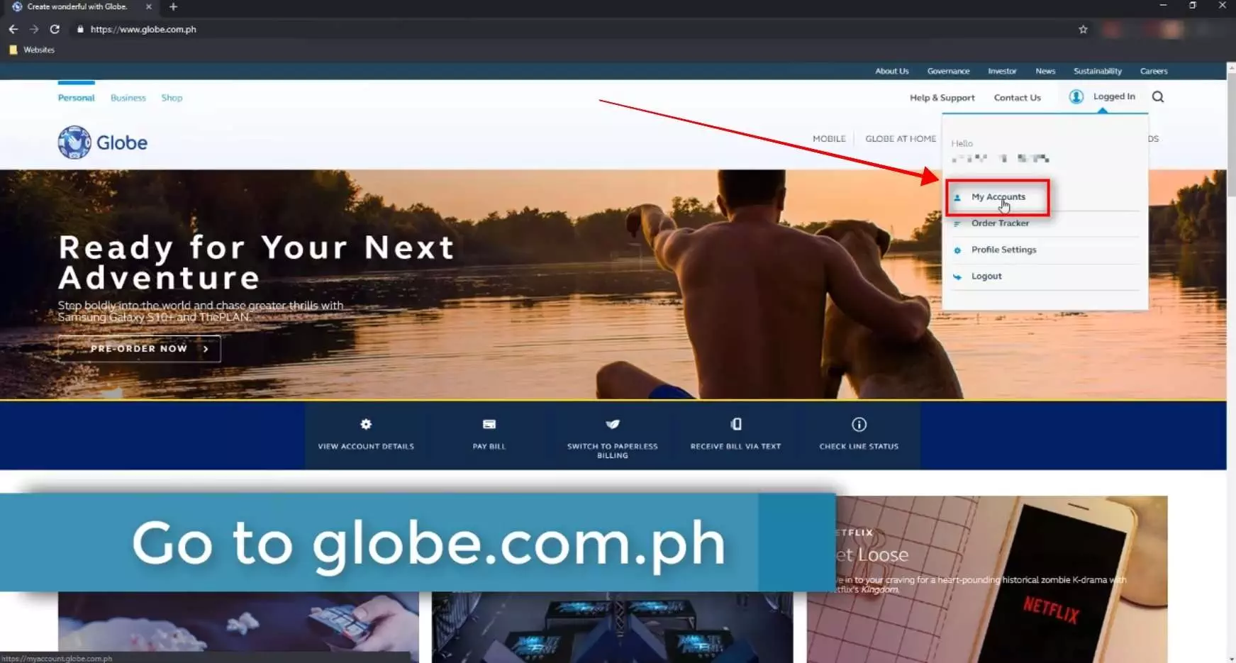 how to check globe balance online